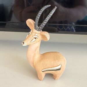 Vintage Artesania Rinconada Gazelle Springbok African Antelope figurine